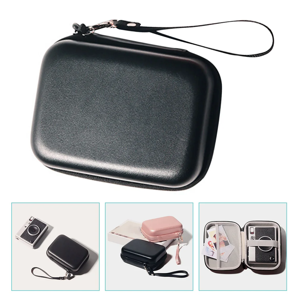 Camera Case Hard Shell Protective Bag Small Pouch Black Travel Carrying Waterproof Cameras