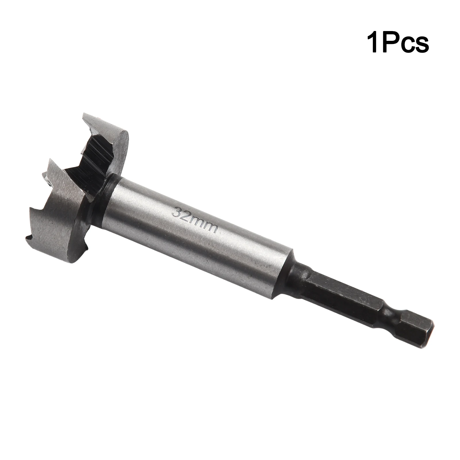 

1pc 26mm-32mm Drill Bit Woodworking Tool Hinge Boring Drill Bit Round Shank For Drilling Plastics Plywood