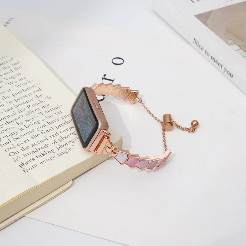 

Металлический Ремешок Для Huawei band 8, браслет из нержавеющей стали для смарт-часов HUAWEI band 8, мужской и женский браслет