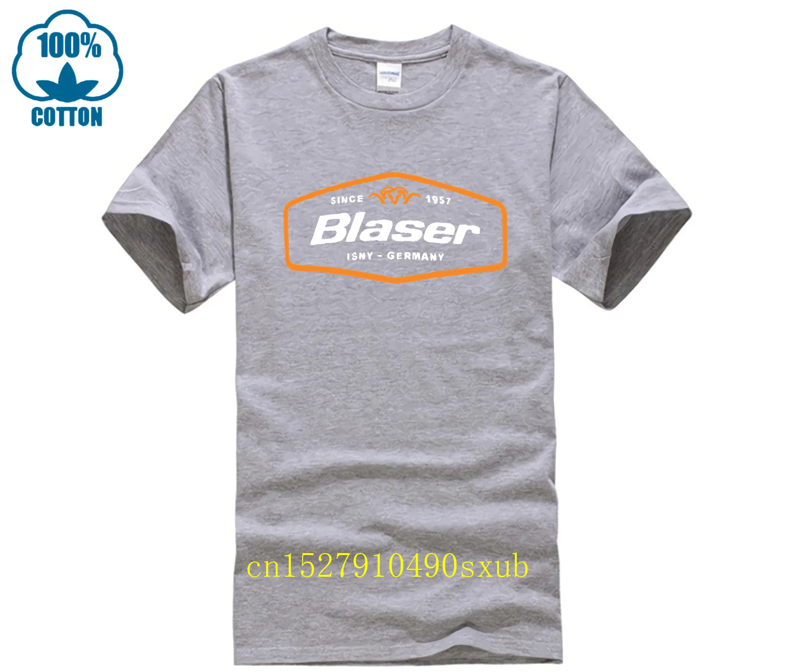 New Blaser Hunt Rifle Merchandise Men\'s T shirt Printed Cotton Tee Tops Sports Summer Fashion Short Sleeve T Shirts