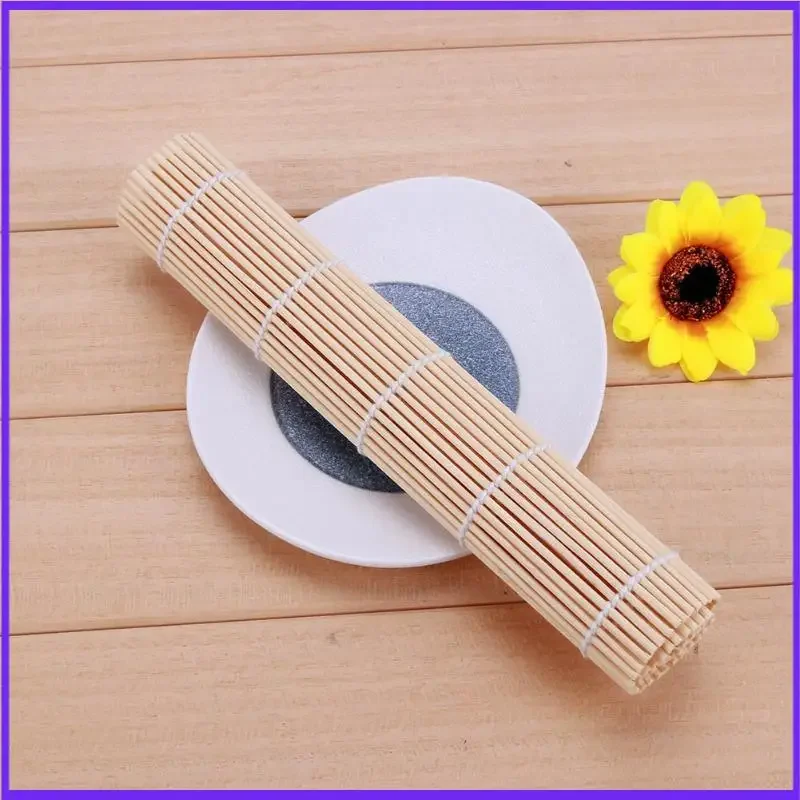 Sushi Tools Sushi Rolling Roller Bamboo Material Rolling Mats DIY and A Rice Paddle Japanese Foods