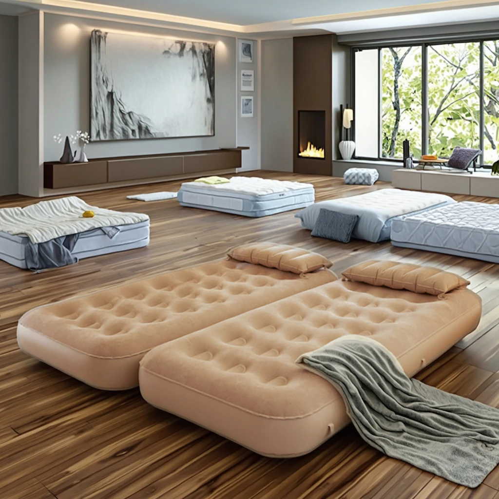 

Automatic Electric Inflatable Bed Outdoor Folding Camping & Car Travel Mattress