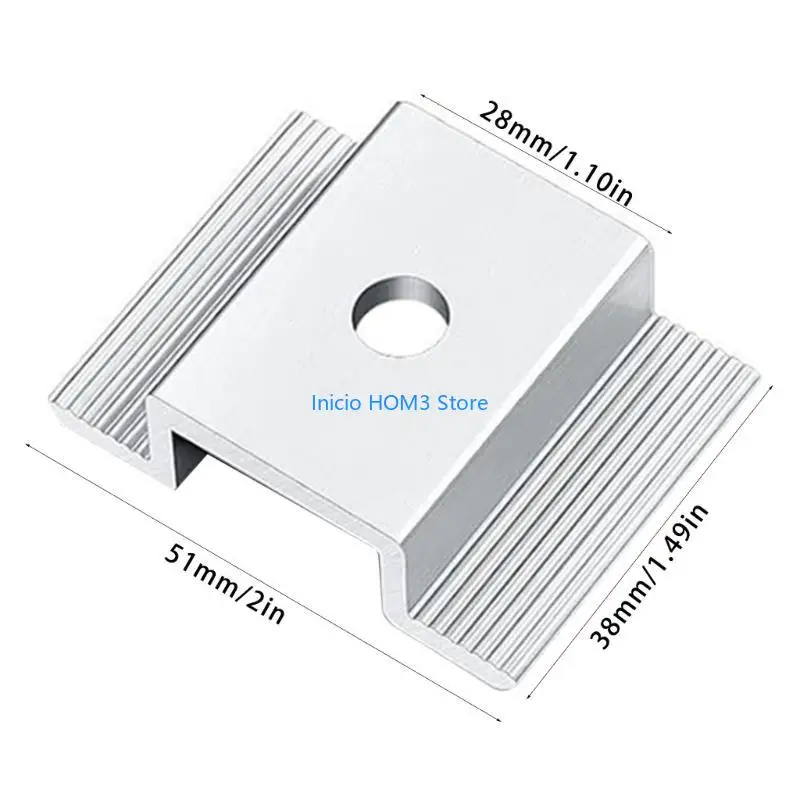 A5YD 12pcs Solar Panel Mounting Brackets Portable Aluminum for Easy Installion