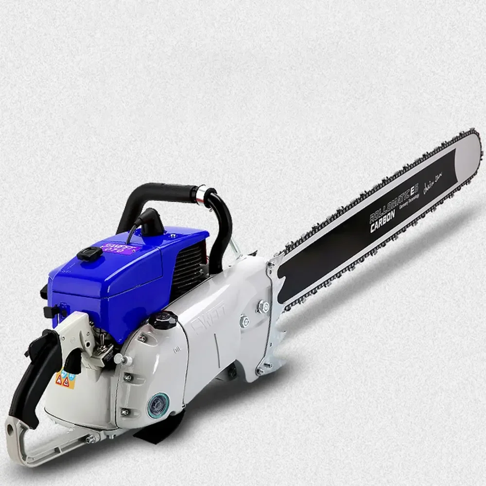 For 4.8kw 105cc Large Chainsaw Two-stroke Logging Saw Gasoline Cutting Plate Frame Multi-purpose Chain Sweet070