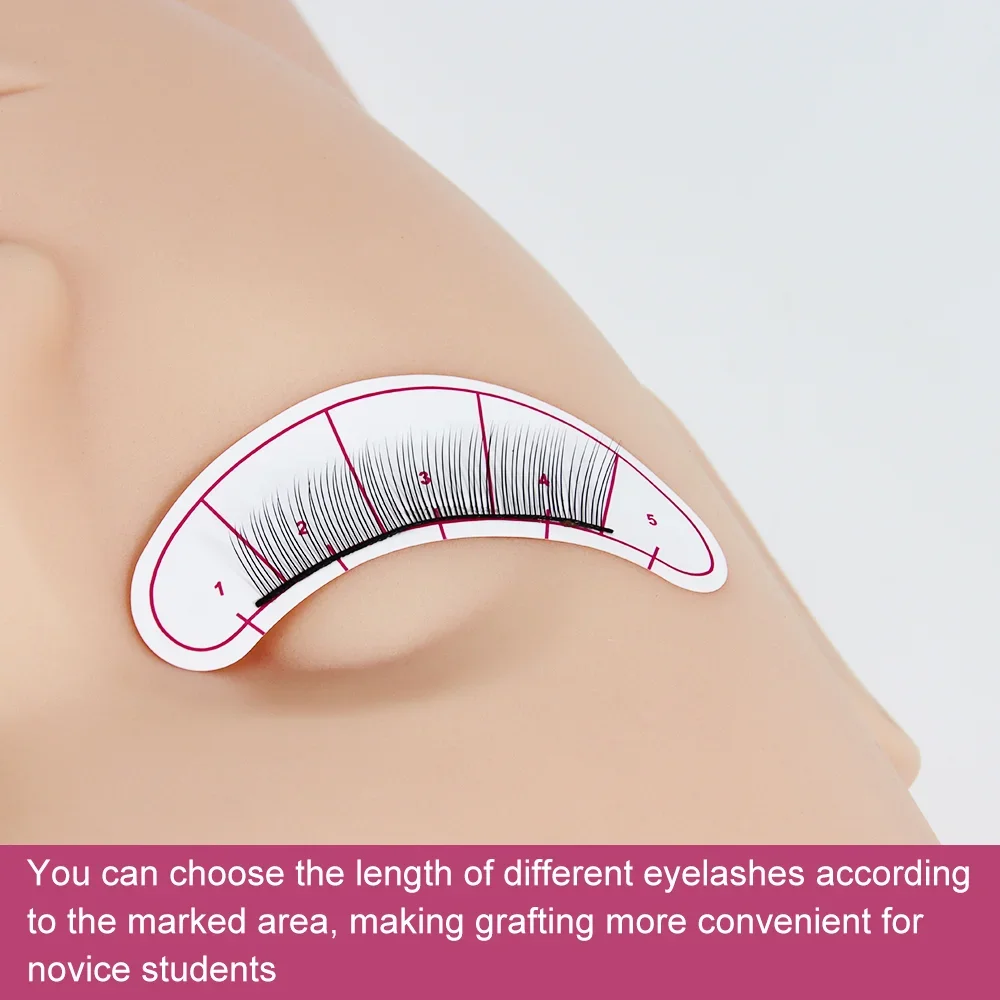 Faux cils autocollants pour les yeux, 70 paires, extension de cils greffés, patchs en papier, outil de maquillage