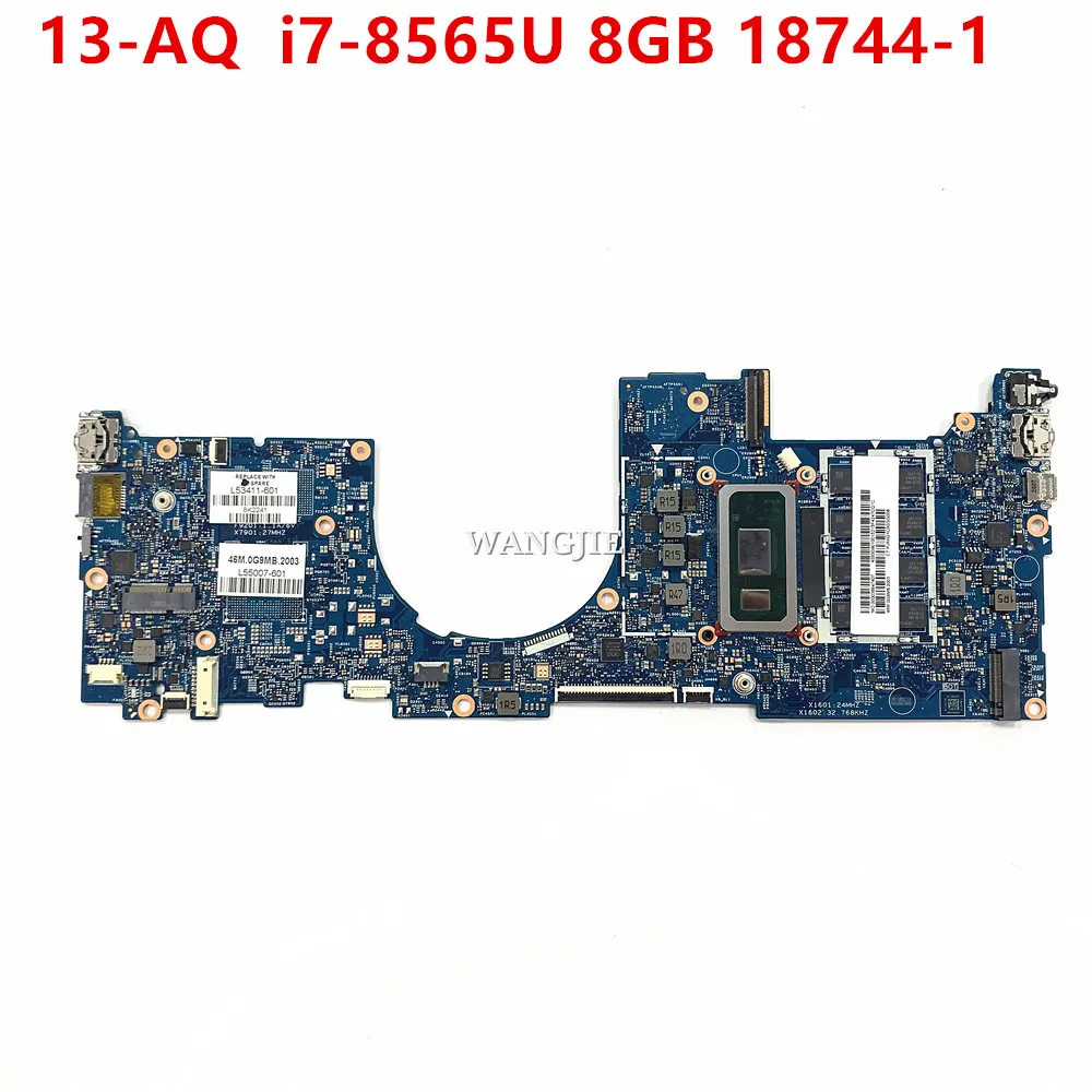 For HP ENVY 13-AQ 13T-AQ Laptop Motherboard L53411-601 L53411-001 L53410-601 i7-8565U 8GB i5-8265U 8GB 18744-1 100% Working