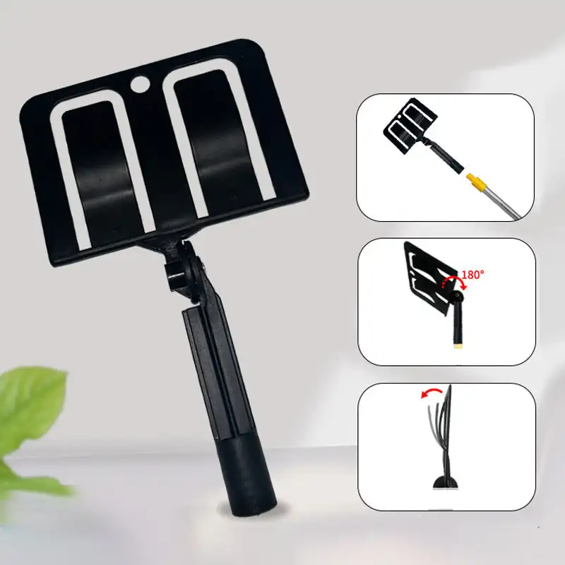 Adjustable Baffle Holder With Extension Pole Rotation For Paint Color Separation Prevent Splashing Detachable Cleaning Tools