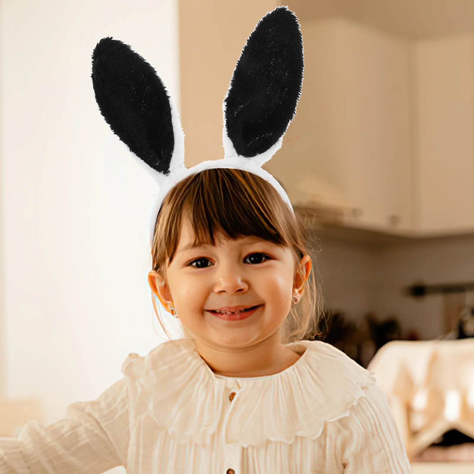 Conjunto de accesorios de disfraz de niña conejito para adulto, diadema con Orejas de conejo, pajarita, cola para fiesta temática, actuación de sesión de fotos, 3 uds.