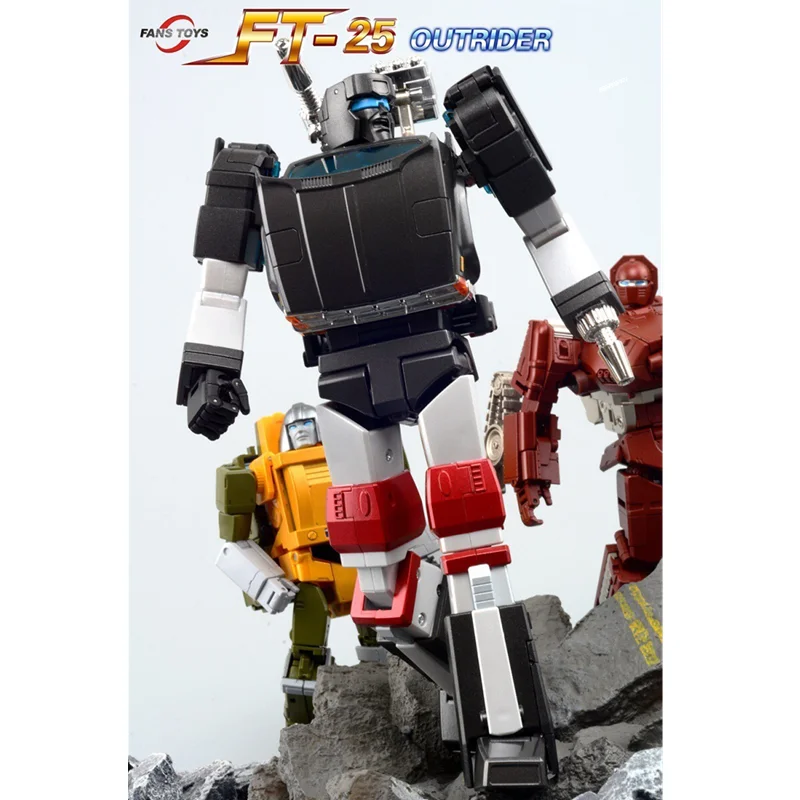 Imagem -02 - Estoque Transformação Original Fanstoys Ft25 Ft25 Outrider Trailbreaker Ft-26 Hoist Action Figure Robot com Caixa Novo em