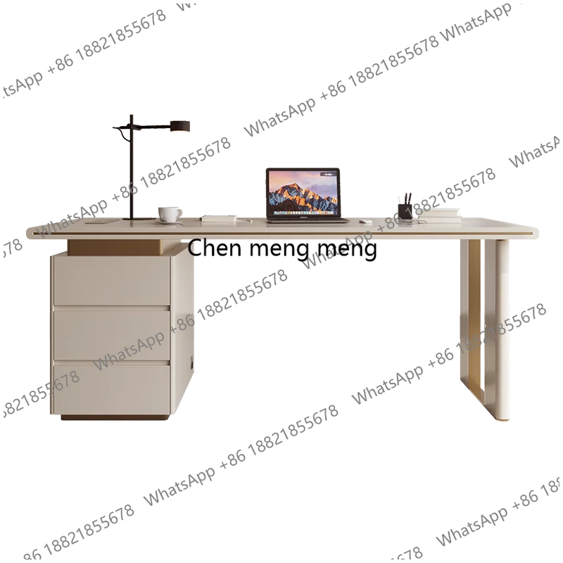 

Accent Luxury Office Desk Aesthetic Minimalist Professional Room Decor Office Desk Modern