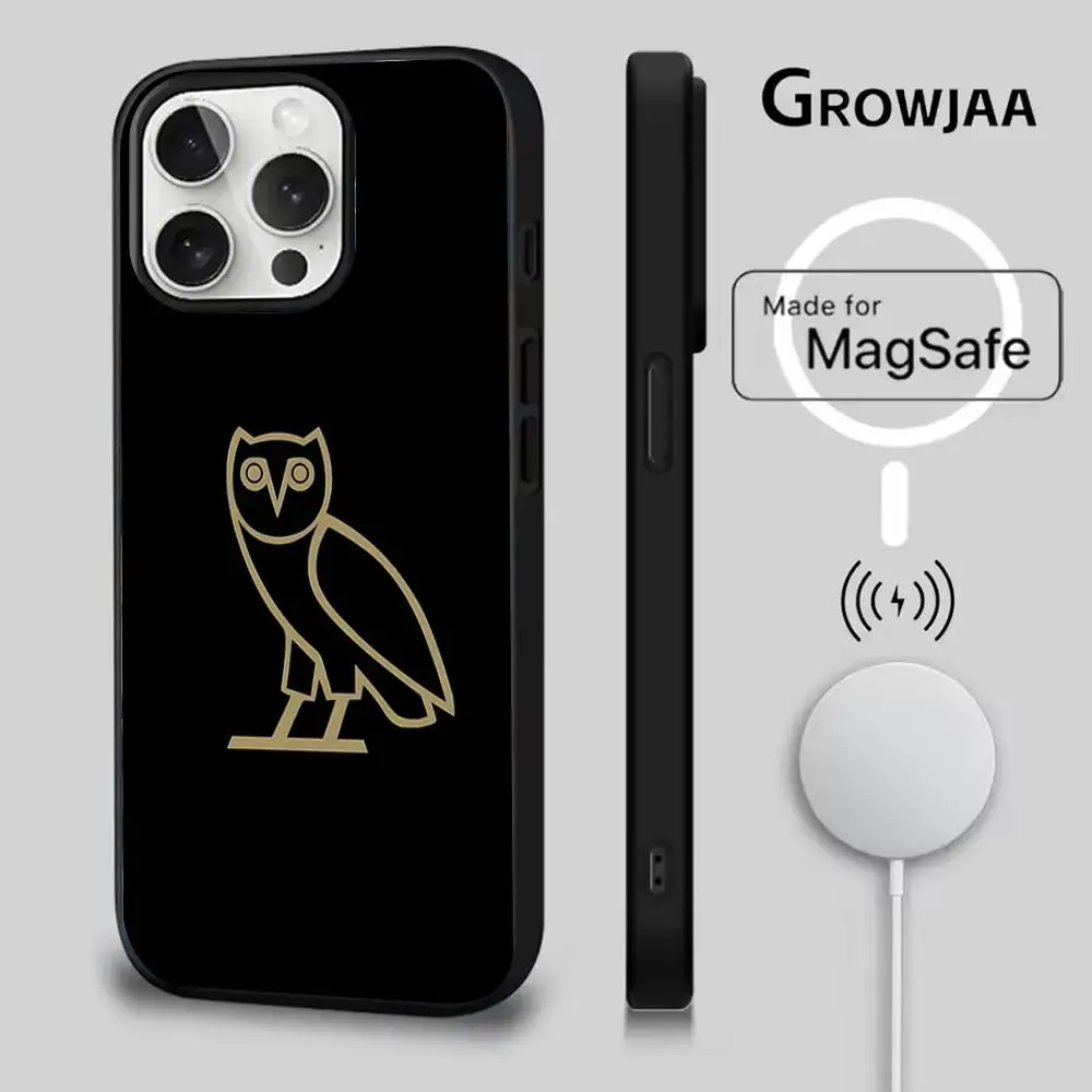Funda de teléfono Rapper D-Drake para iPhone 17,16,15,14,13,12,11,Pro,Max,Plus,Mini,SE4,E, carga inalámbrica Magsafe magnética