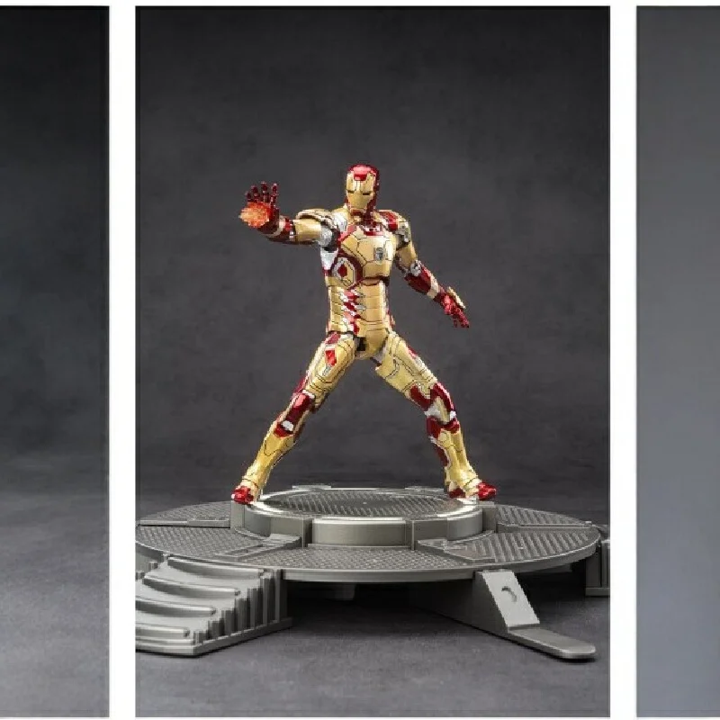 Zhongdong Marvel Iron Man MK31 7 Inch Articulated Action Figure Collectible Model With Display Stand Desktop Decoration Gift - view 5