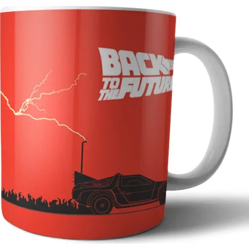 Pixxa Back To The Future Mug Cup Model 6. Gift, Home, Office, Tea and Coffee Glass Beverage Cup, Glassware.