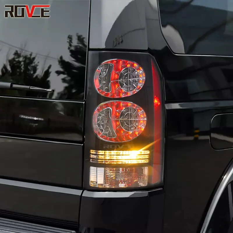 

ROVCE LED Taillight Rear Brake Light Turning Signal Lamp For Land Rover Discovery 4/3 2004-2016 Tail Lights Car Accessories