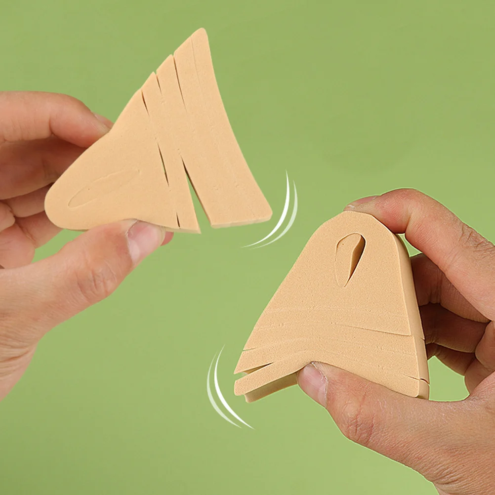 

4 Pairs Anti Slip High Heel Fillers Shoe Inserts for Big Shoes Cushion Insoles Reusable Adjustable Toe Pads for Pumps Sneakers
