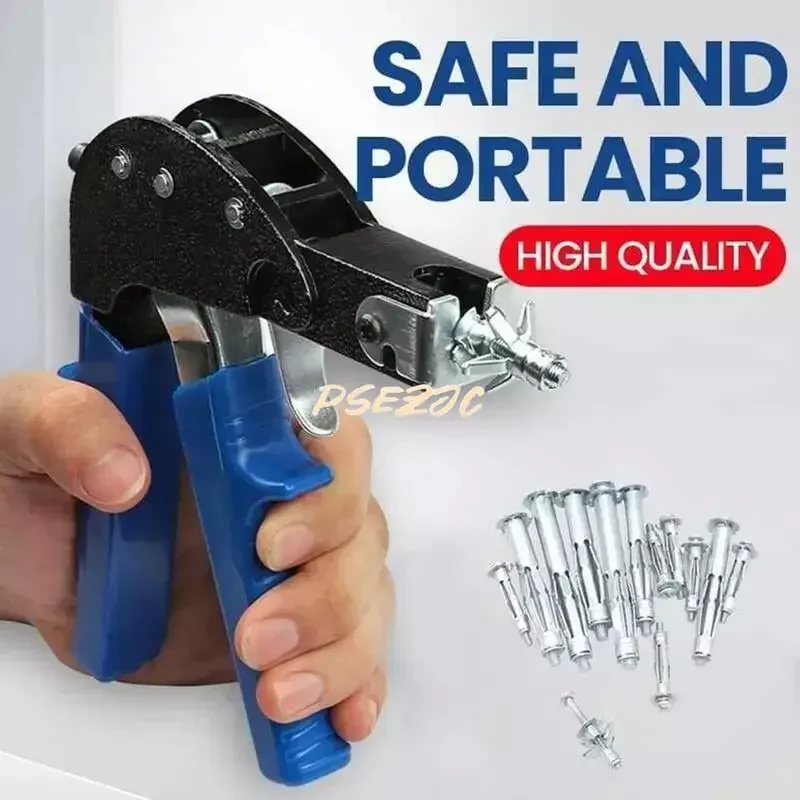 Manual Rivet Gun para M4m5 Rivet Hollow Wall Gypsum Board Pull Rod Ferramenta Instalação e Fixação Artefato