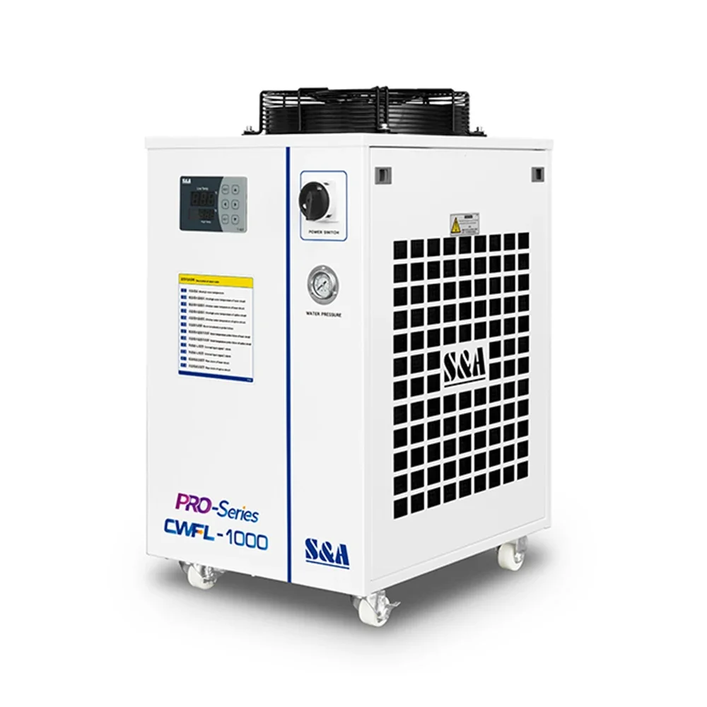 S&A CWFL-1000AN & 1000BN Industrial Air Water Chiller for 1000w Fiber  Engraving and Cutting Machine