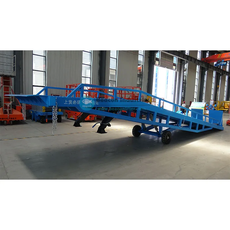 10 ton 12 ton 15 ton dock ramp car hydraulic yard ramps portable dock loading ramp with cheap price