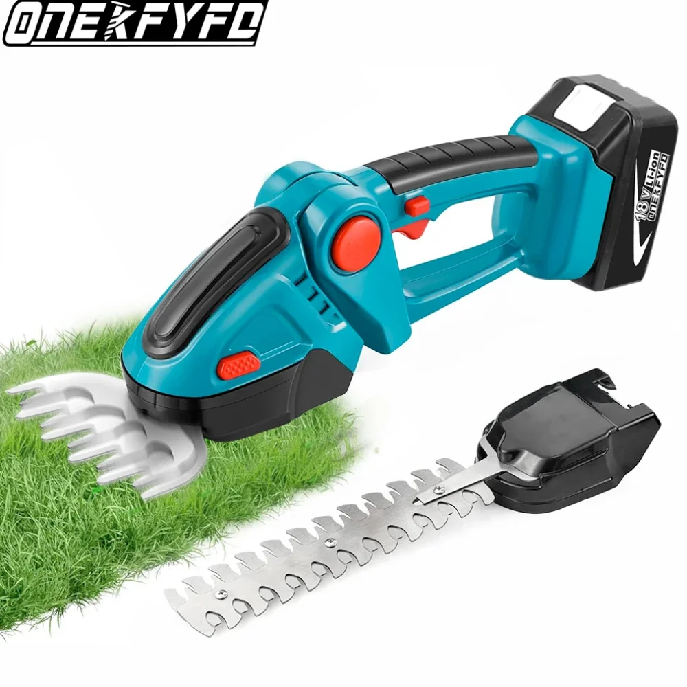 Cordless Electric Hedge Trimmer Lawn Mower Household Shrub Weeding Pruning Mower Garden Tools for Makita 18V Battery