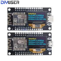 NodeMCU ESP8266 V3 Development Board With 0.96 Inch OLED Display CH340 ESP-12F WiFi Module TYPE-C USB For Arduino/Micropython