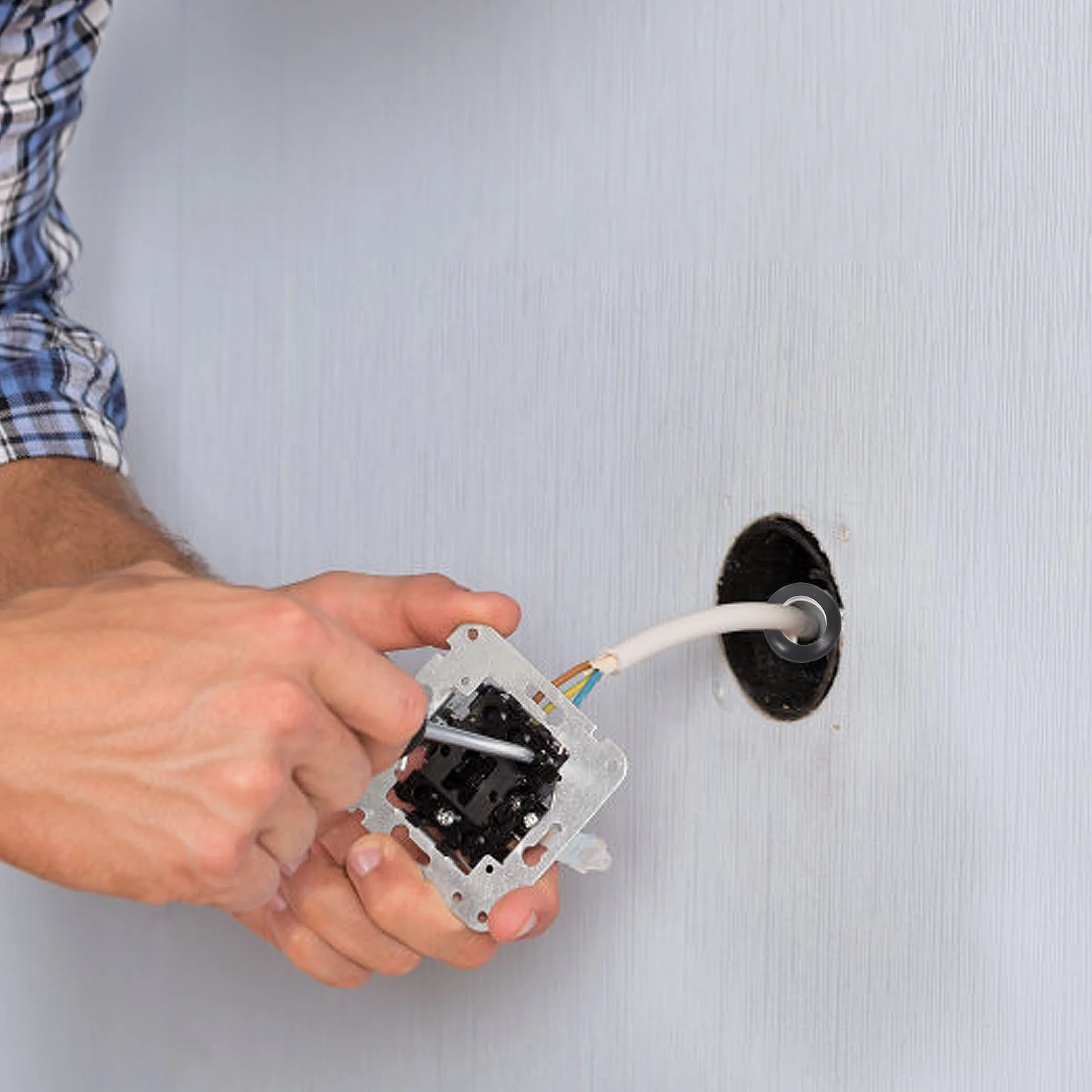 

1 set 1 Set Rubber Grommet Wire Hole Protection Sealing Rings For Automotive Wiring Plumbing Pc Hardware Assorted Sizes Gasket