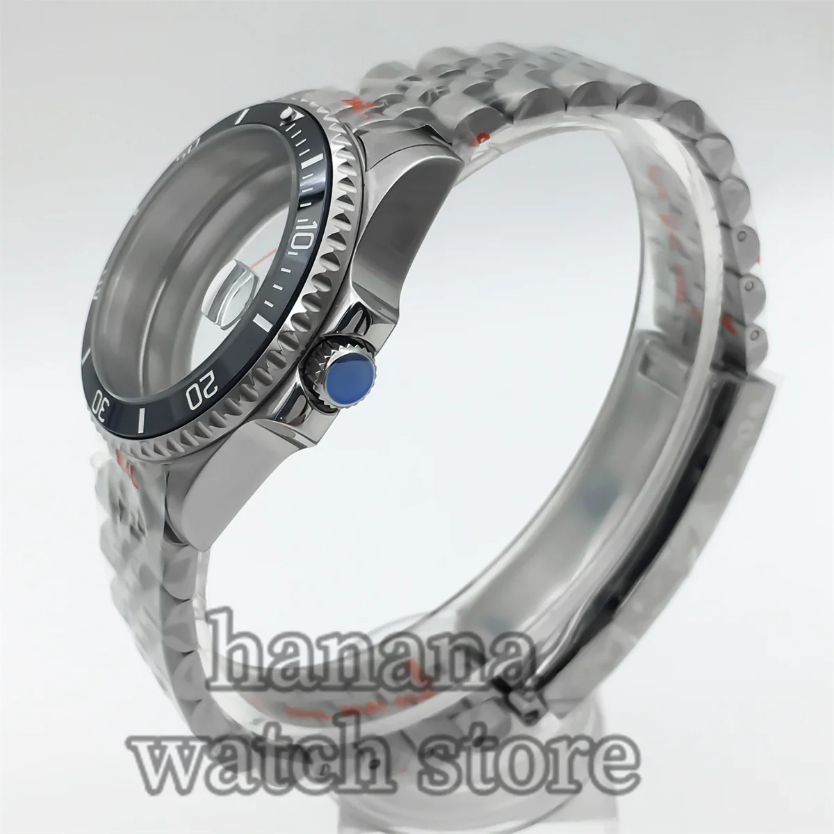 36 مللي متر 38 مللي متر غواص مقاوم للماء حاوية من الفولاذ المقاوم للصدأ السيراميك الحافة الياقوت الزجاج مناسبة لحركة NH34 NH35 NH36 ETA2824 PT5000