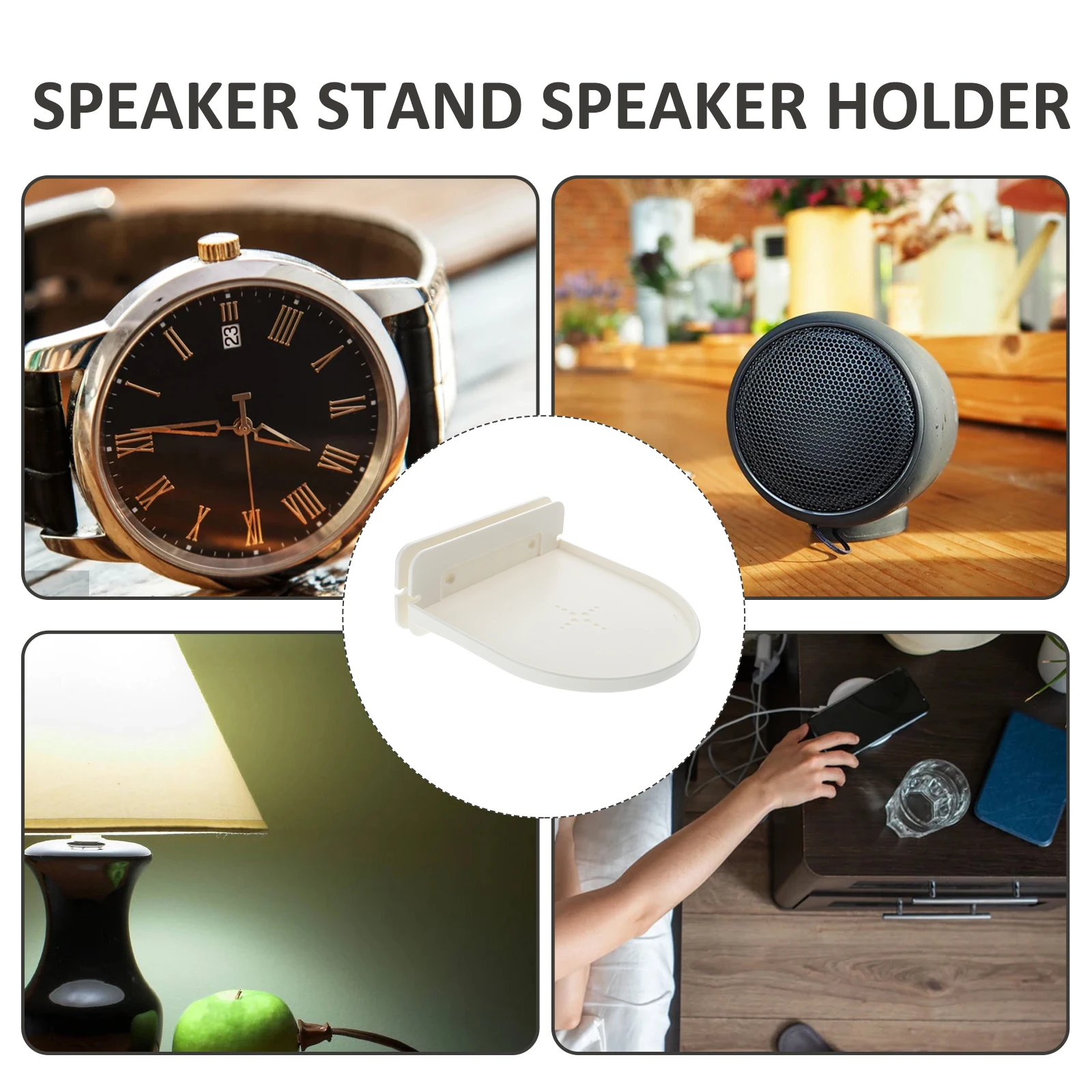 

Smart Speaker Stand Holder Brackets Wall Mount for WIFI Router Charging Station Electronic Rack Secure Mounting Device for Home