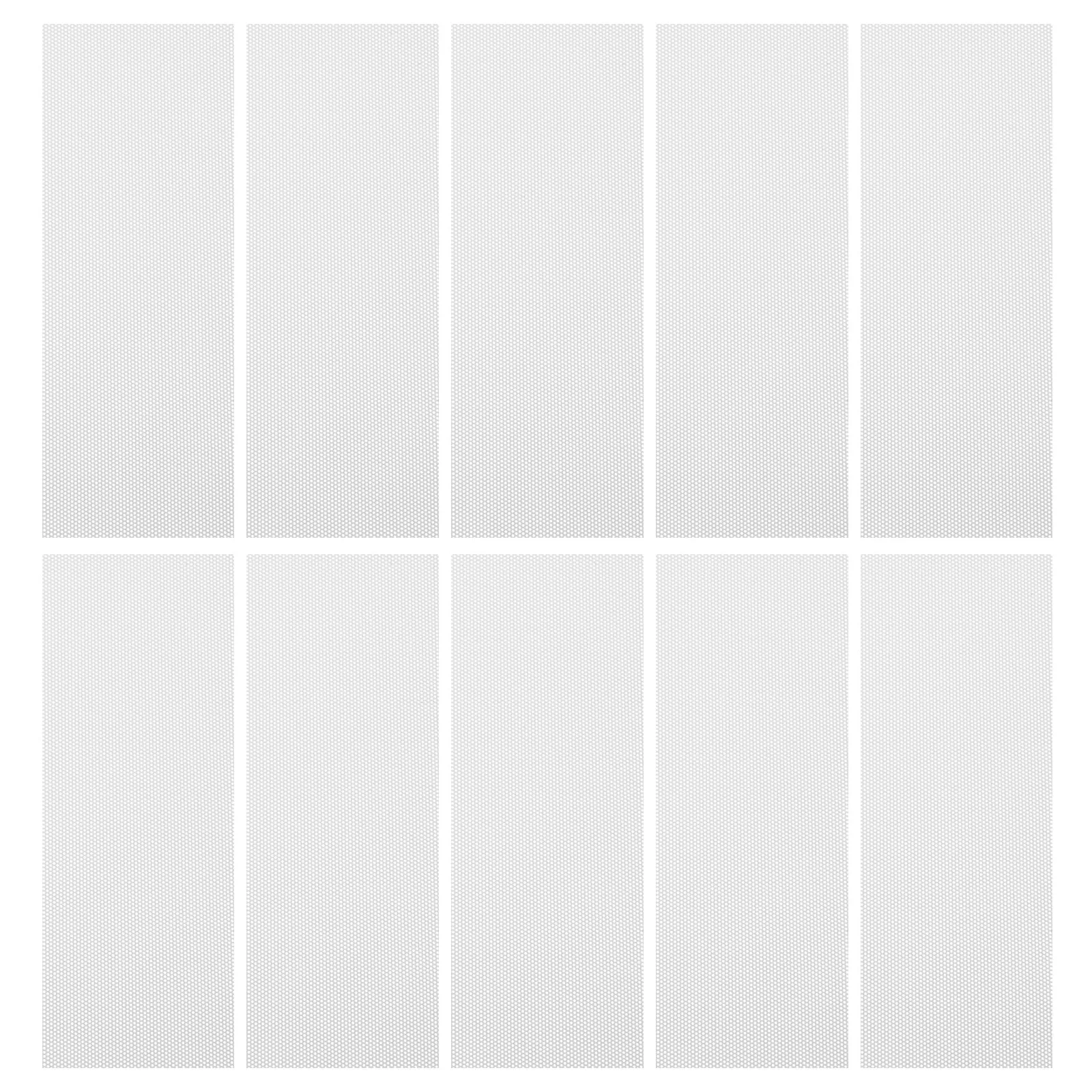 

10Pcs PVC White Mesh Sheets for Fursuit Eye Masks DIY Costume Supplies Mesh for Eyes on Mask Fursuit Eye Blanks