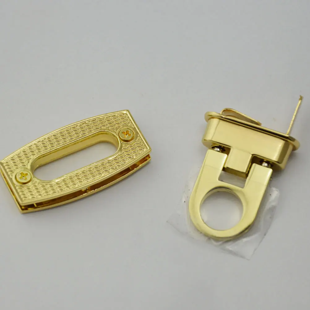 

2 pcs Zinc Alloy Padlock Durable Light Weight Easy Install Screws Included Die Casting For Suitcase Prismatic Clutch Lock