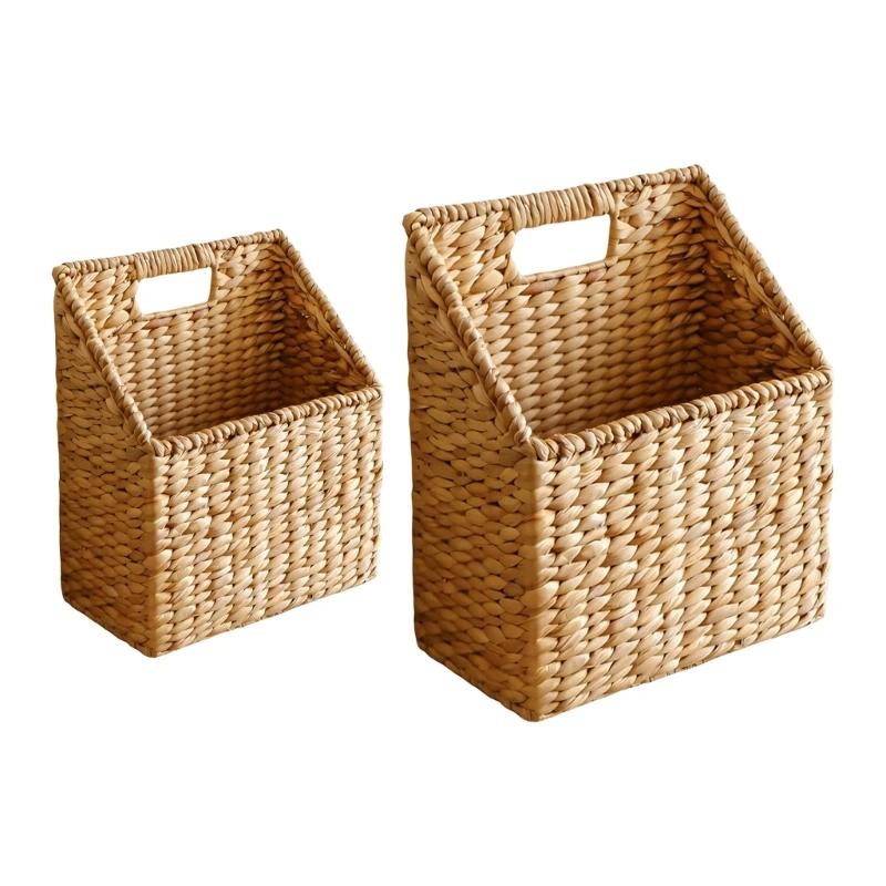 Open Front Storage Basket for Shelf and Bathroom Counter Use