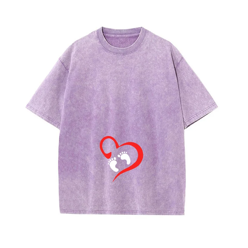 

Is It January Yet 12 Monthes Summer Maternity Pregnancy T Shirt Women Tee Letter Print Pregnant Clothes Funny T-shirt Vintage