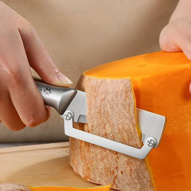 

Hot Pineapple Peeling Knife Thickened Stainless Steel Pumpkin Skin Peeler Kitchen Special Paring Tools Home Sugar Cane Peeler