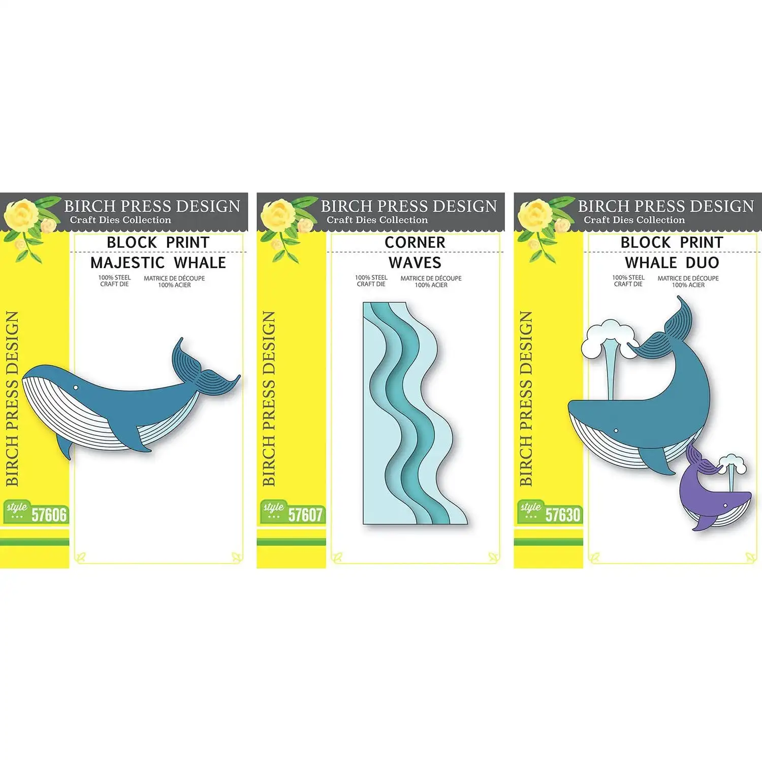 

Whale Corner Waves Metal Cutting Dies for DIY Making Card Scrapbook Embossed Paper Album Craft Supplies Template 2025 New