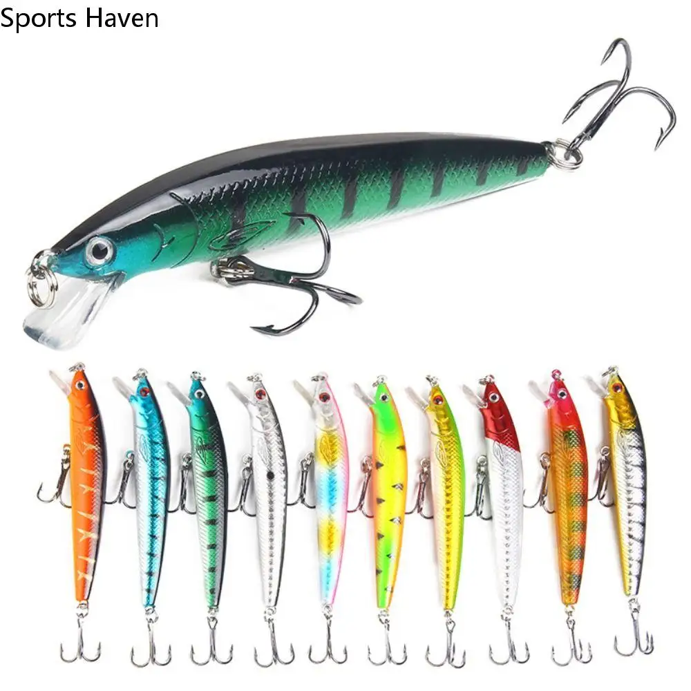 

1 PC Multi-Colors Artificial Hard Fishing Bait 10cm 9g Minnow Fishing Lure Fishing Accessory