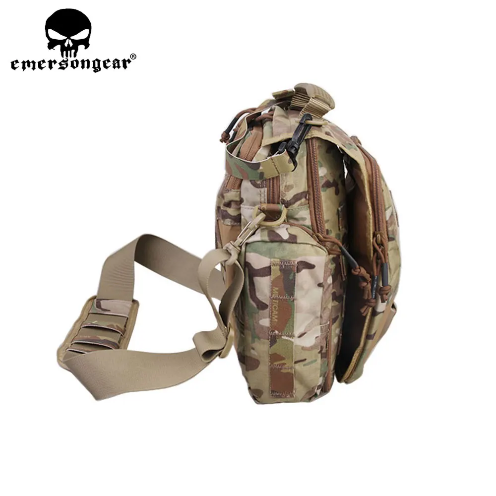 Emersongear Tactical Tablet Notebook Medium Messenger Bags Outdoor Travel Crossbody Bag Airsoft Hunting Shoulder Pouch