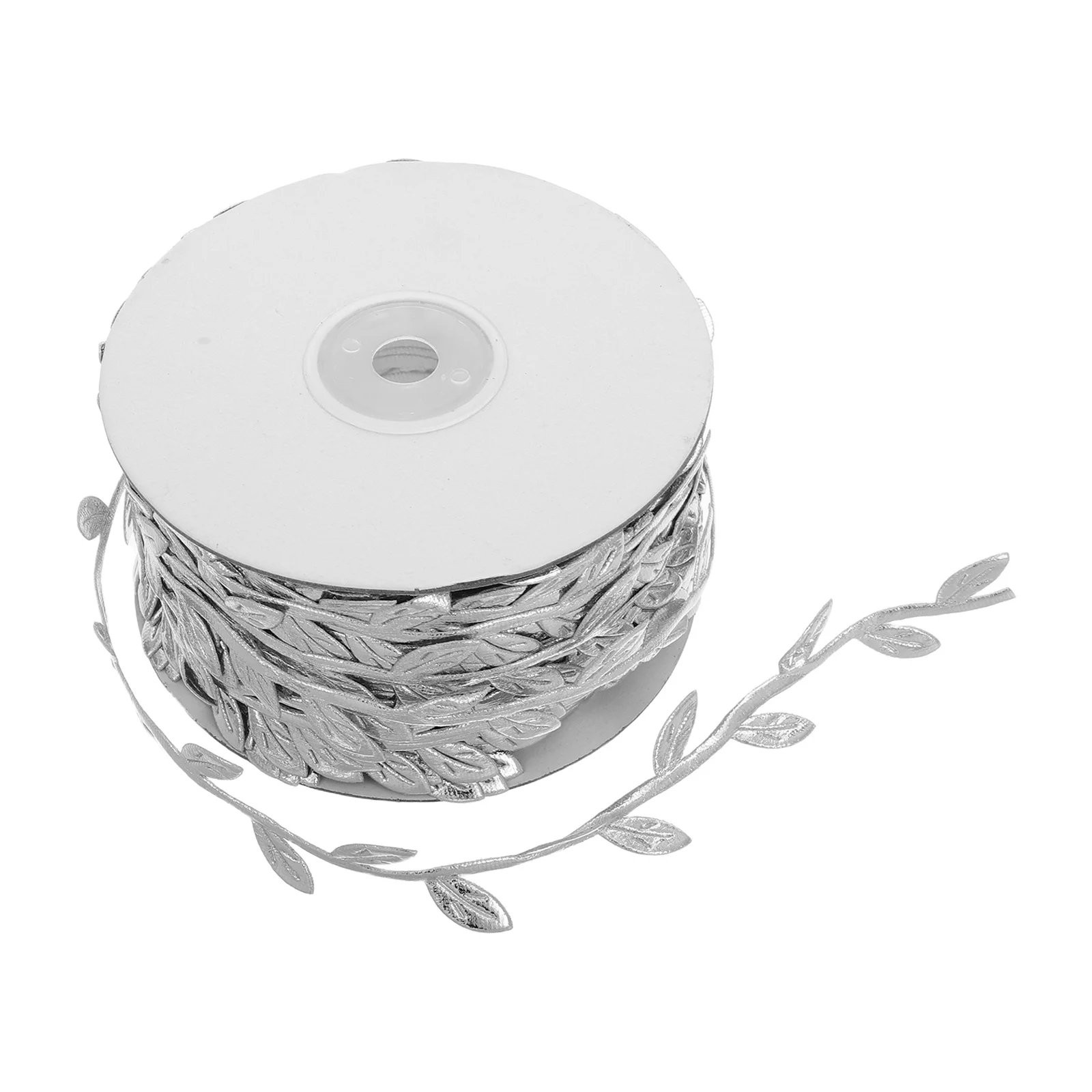 

Artificial Leaf Ribbon Fabric Plant Ribbon Vines Trim Best for Wreath Garland Decor DIY Craft Materials