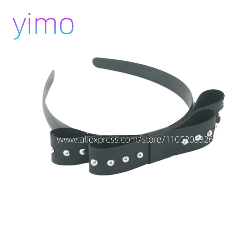 애니메이션 아메미야 다루미 코스프레 가발 85cm 긴 검정색 파란색 염색 가발 여성용 내열성 합성 머리 의상 코스프레 가발