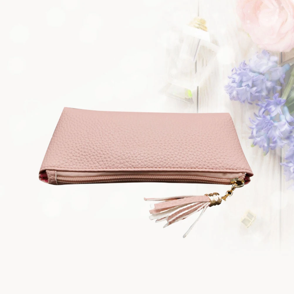 

1pc Fashion Shiny Stitching Makeup Bag Storage Travel Toiletry Pouch Zipper Design Portable Chic Small Bag For