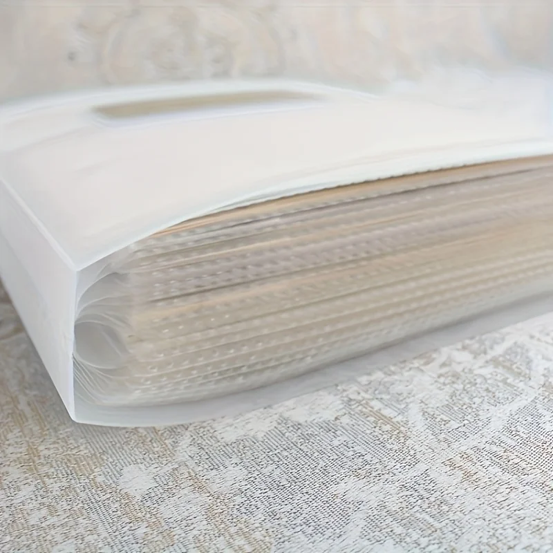 สมุดเก็บสติกเกอร์ติดเล็บ 80 ช่อง - หน้าใส PVC สำหรับจัดแสดงและเก็บรักษาสติกเกอร์ตกแต่งเล็บ