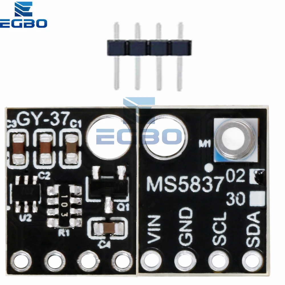 1 قطعة GY-MS5837 02BA 30BA عالية الدقة الغاز السائل وحدة استشعار الضغط مقاوم للماء لاردوينو