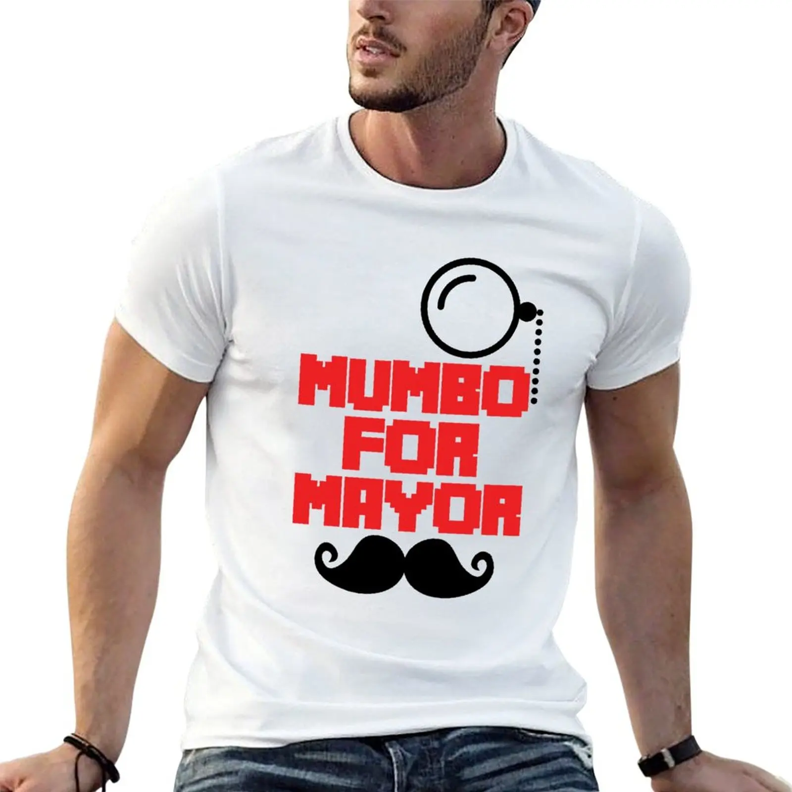 mumbo for mayor T-Shirt customizeds aesthetic clothes quick-drying mens workout shirts