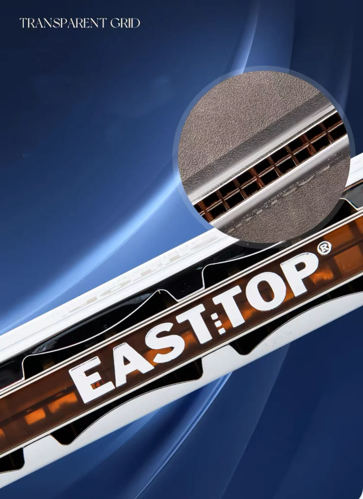 EASTTOP T2406K  2.0 24 Holes Tremolo Harmonica Key of C Tremolo Mouth Organ Harmonica for Adults Students Professionals