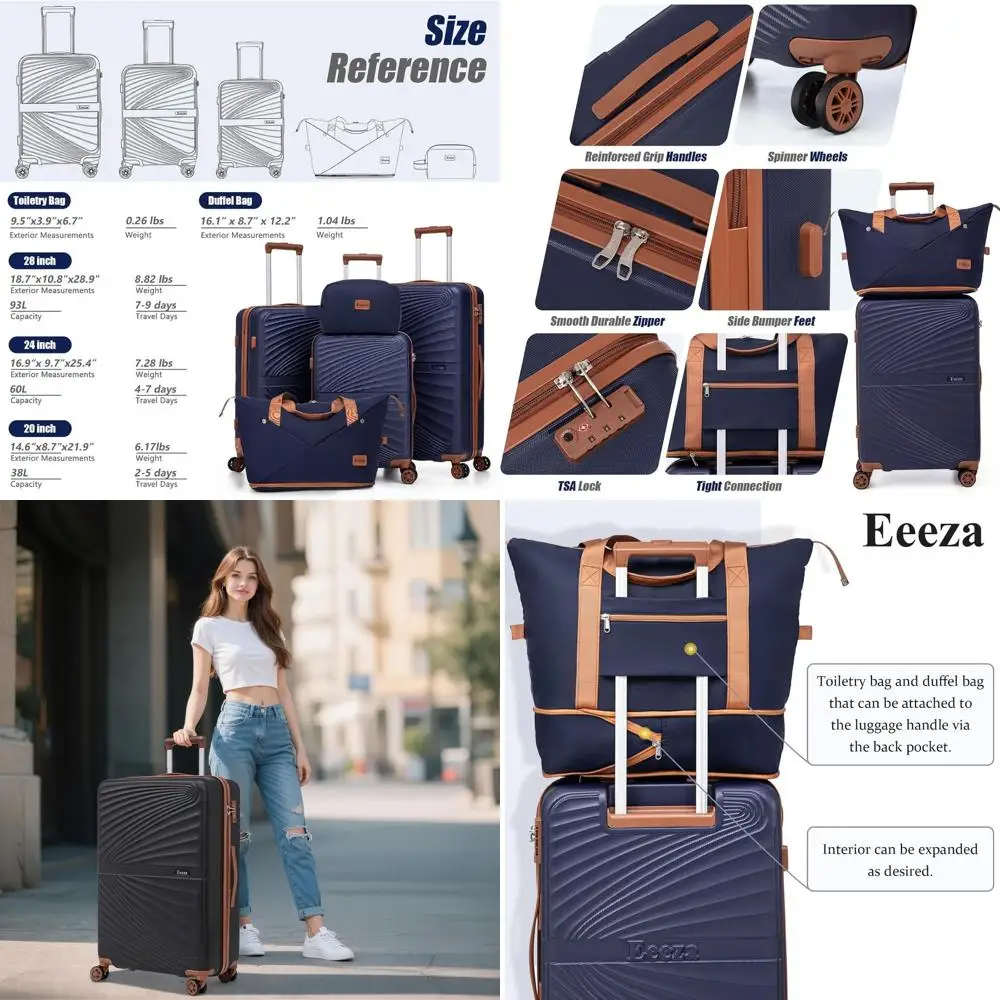5-Piece Luggage Set…