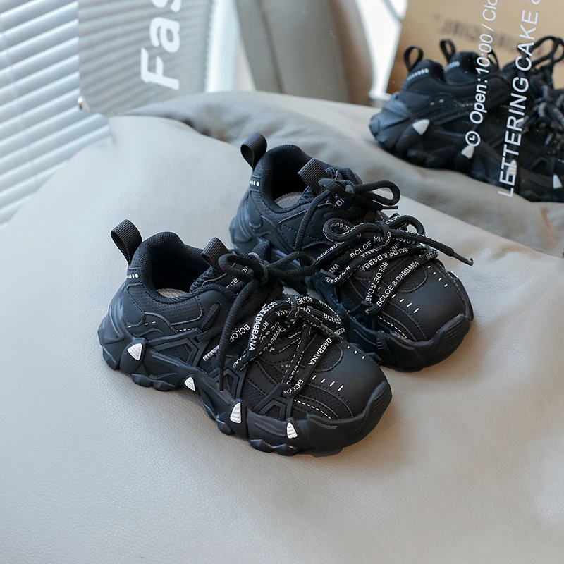 New Kids Sneakers for Girls School Causal Sports Shoes for Boy Spring Autumn Versatile Children Tennis Shoes Mesh Breathable