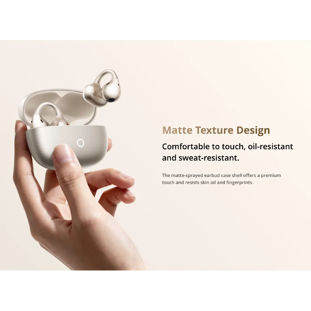 Versión global Auriculares realme Buds Clip Diseño Titanium-Fit 5,3 g Ligeros como el papel Algoritmo NextBass Traductor Al Sonido potente 5