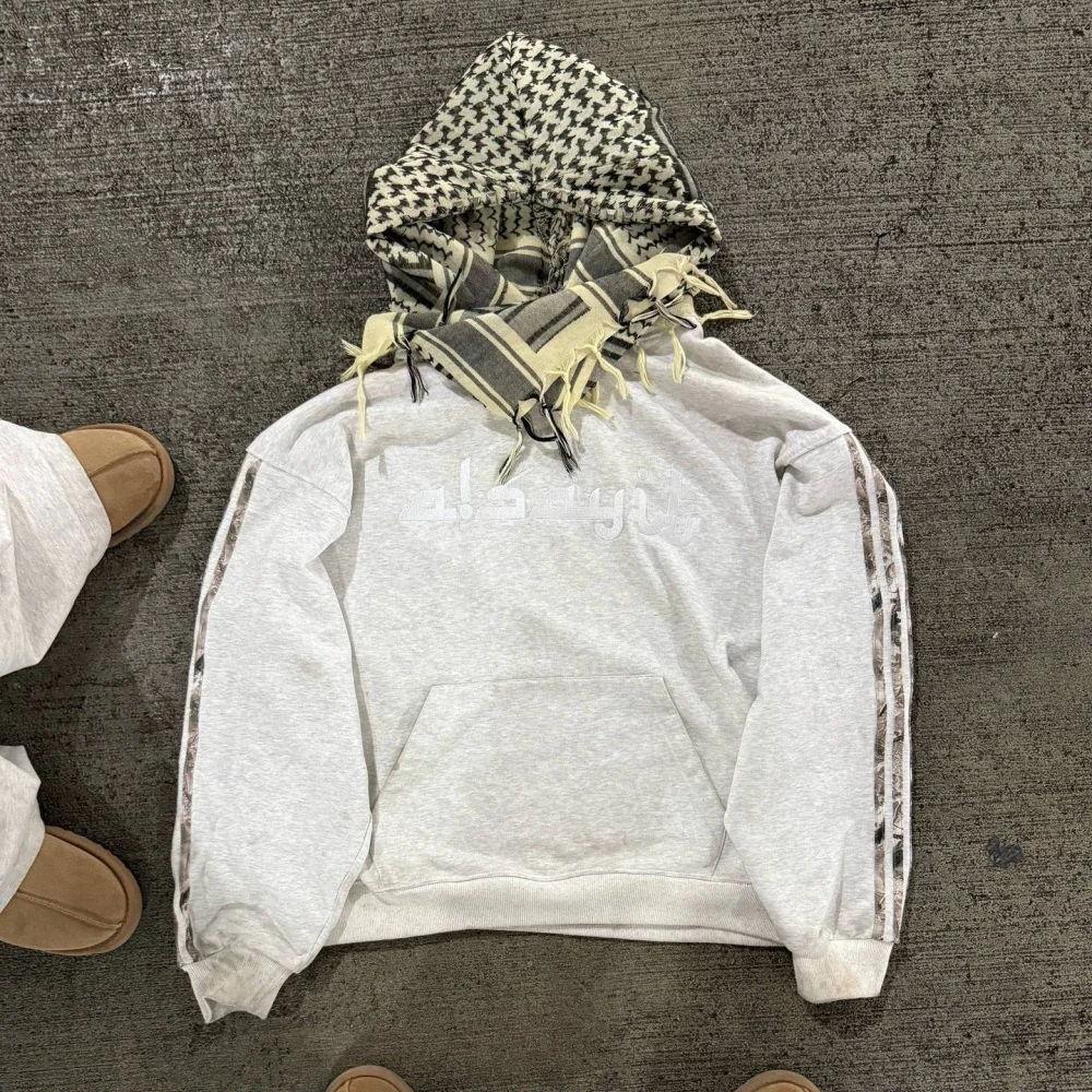 American street design, niche, unisex, West Coast style, hip-hop, Vibe style, versatile, casual hooded sweatshirt jacket