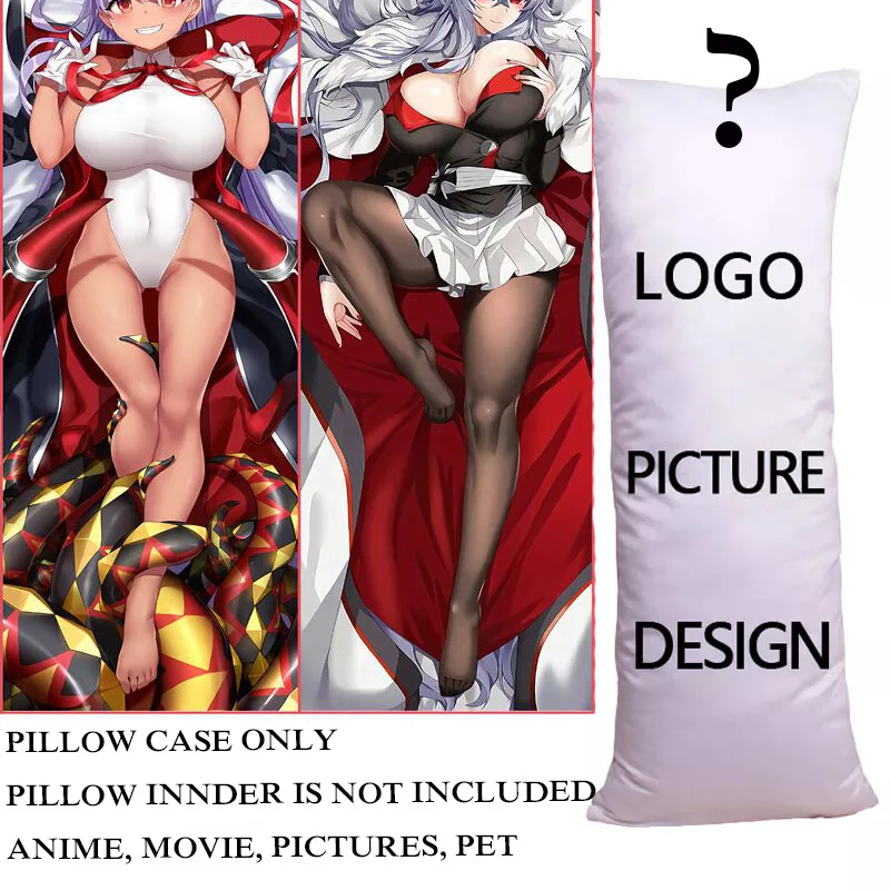 

Anime Game DIY Custom Made Dakimakura Cosplay Prop Hugging Body Pillow Cover Otaku Personalized Made Bed Pillowcase