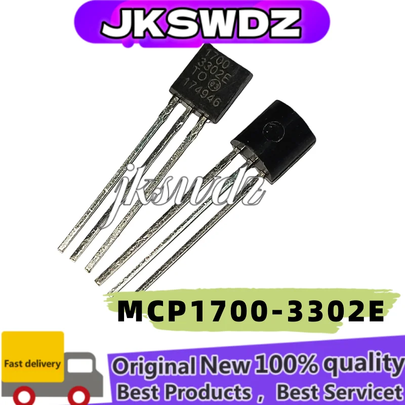 

10 pieces 100% NEW MCP1700-3302E/TO-92 MCP1700 1700-3302E TO-92 Fixed Voltage Regulator LDO