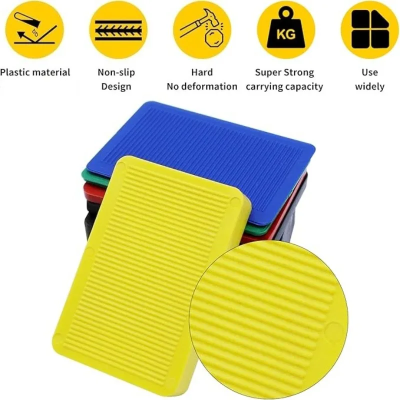 80 Pcs Plastic Tile Spacers,PP Material 4 Sizes Cross Spacers for Wall and Floor Tile Installation - Leveling Spacers Wedges Kit image 4