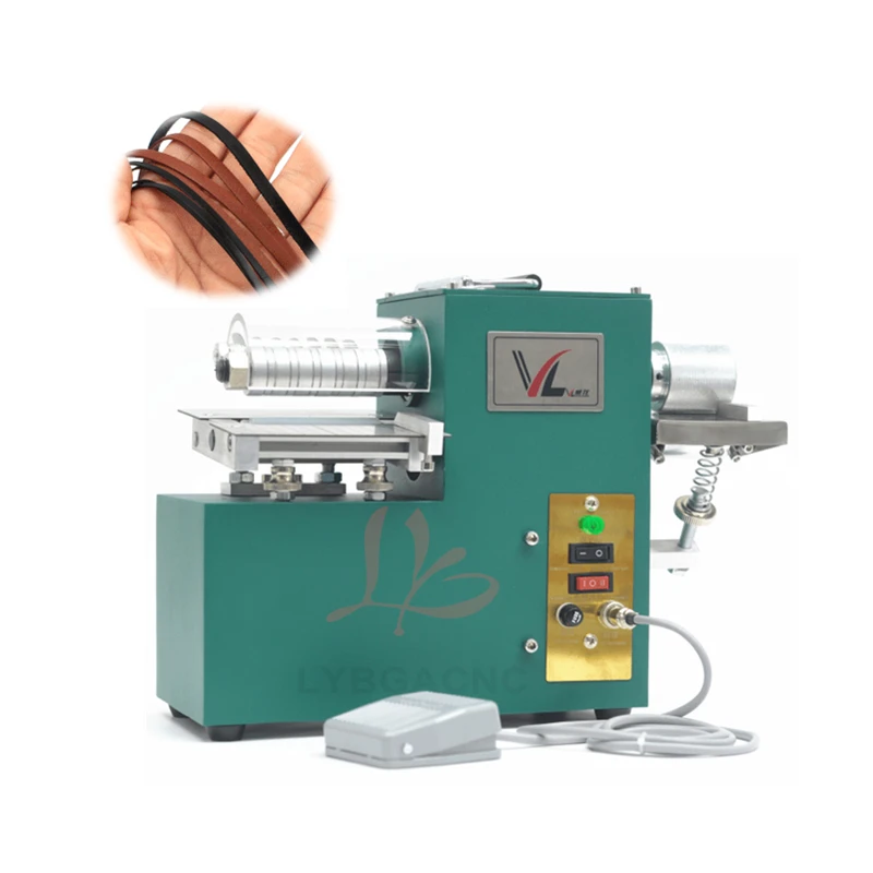 Single Double Head Leather Machine Belt Cutter Strap Cutting Machine Edge Folding Laminating Machine Leather Craft Slicer